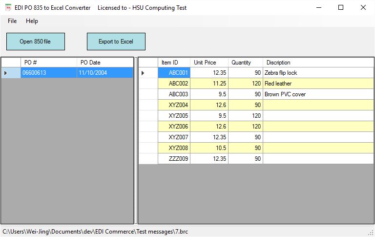 835 file converter